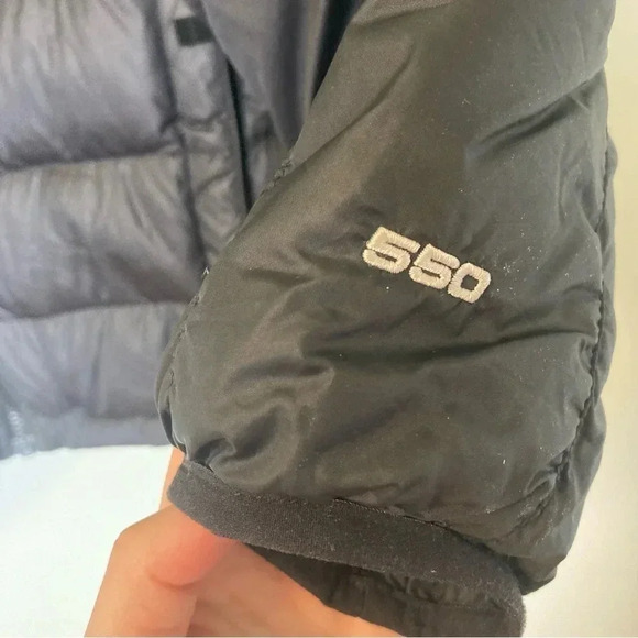The North Face 550 down black  jacket - Picture 5 of 5